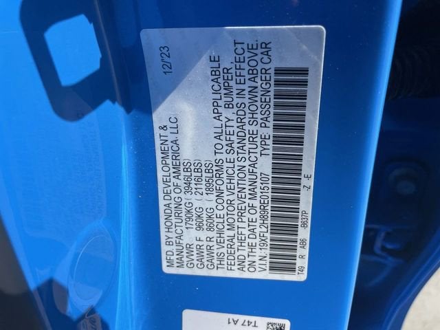 2024 Honda Civic Hatchback Sport