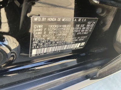 2025 Honda HR-V 2WD Sport