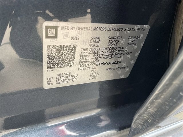 2019 Chevrolet Silverado 1500 LT Trail Boss