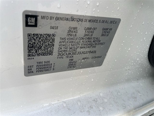 2018 Chevrolet Silverado 1500 LTZ