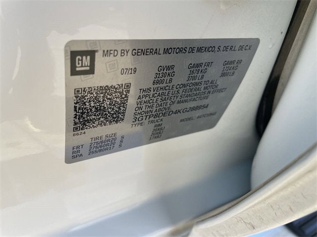 2019 GMC Sierra 1500 SLT