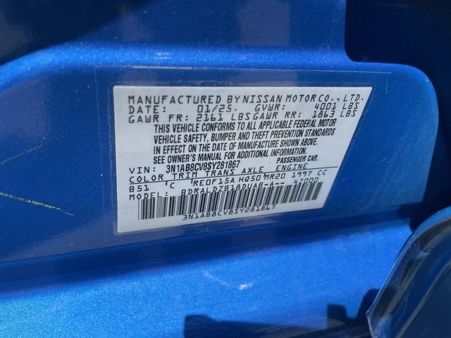 2025 Nissan Sentra SV