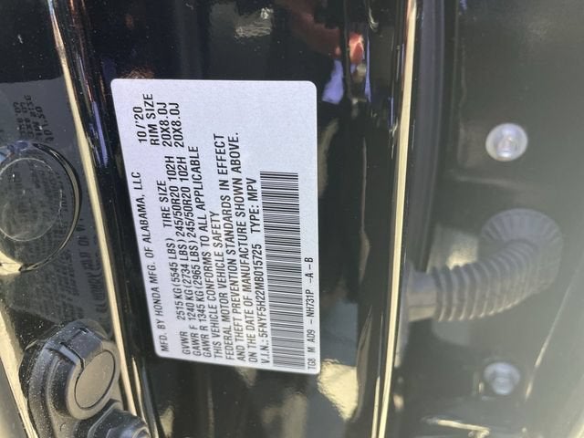 2021 Honda Pilot 2WD Special Edition