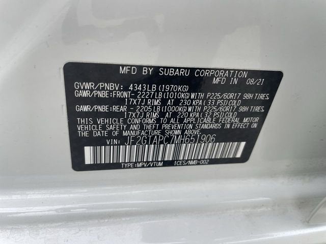 2021 Subaru Crosstrek Premium