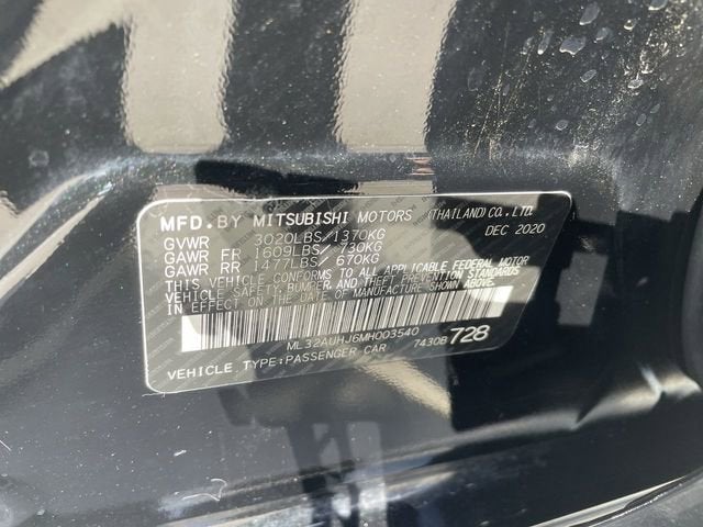 2021 Mitsubishi Mirage Carbonite Edition