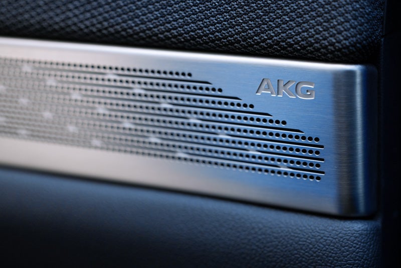 Close-up View of the AKG Studio Audio Speaker | Keller Motors Cadillac in hanford CA